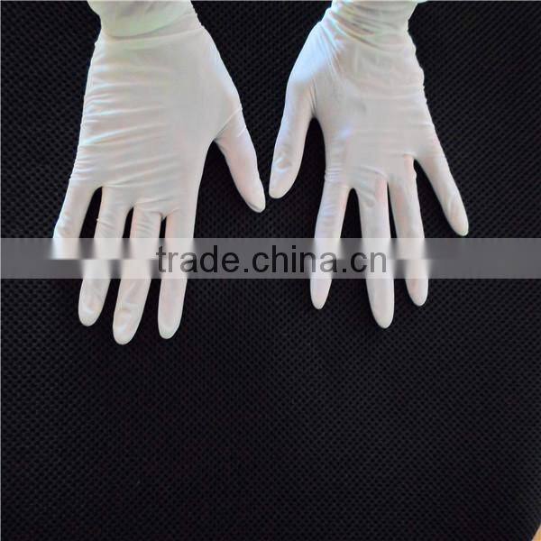 Latex gloves non steriled, medical disposable latex gloves FDA