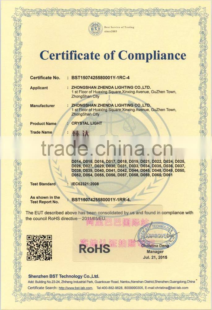 crystal chandelier lighting crystal ceiling decoration