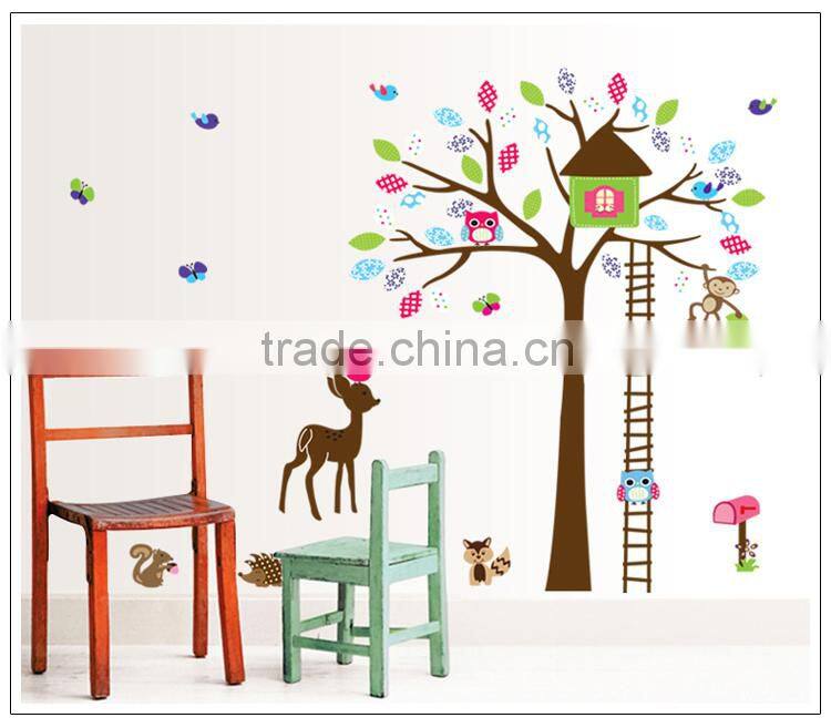 ALFOREVER pvc owl decals,pvc owl sticker for home decoration