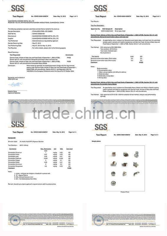 oem new arrival BPA FREE LFGB passed wine cooler chiller stick