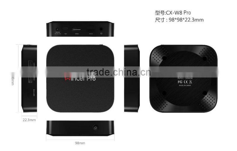 2016 new hot cheap mini pc Vensmile mini pc wintel W8 PRO Cherry Trail Z8300 mini pc 2G/32G 1.84GHz W8 PRO vensmile mini pc