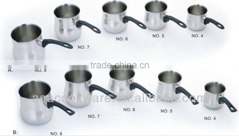 SA10148 Stainless Steel Coffee Pot With Bakelite Handle For Induction Cooker