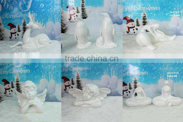 Christmas art candle holder ceramic candle burner