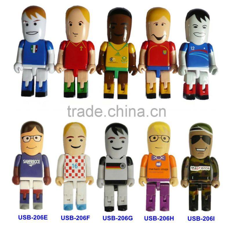 Plastic Funny Variety Mankind Shape USB Flash Drive ( USB-206 )