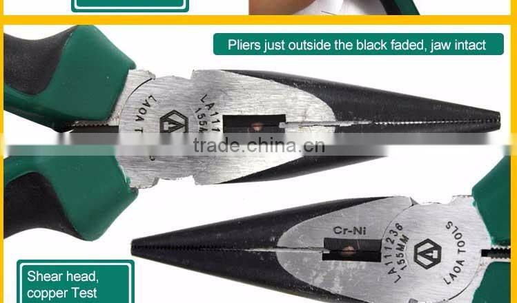 High quality Chromium nickel steel pliers nipper pliers long pointed nose pliers