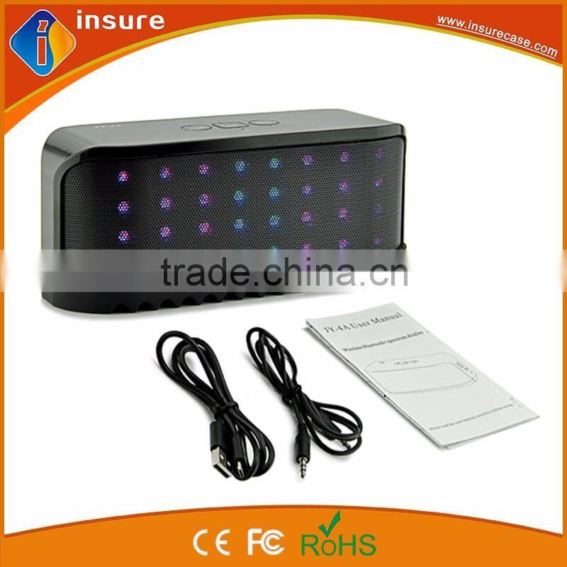 bluetooth music player speaker with led light