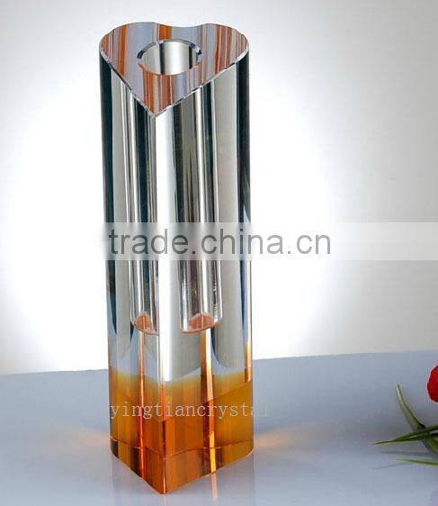 Fantastic design crystal vase for wedding decoration CV-1005
