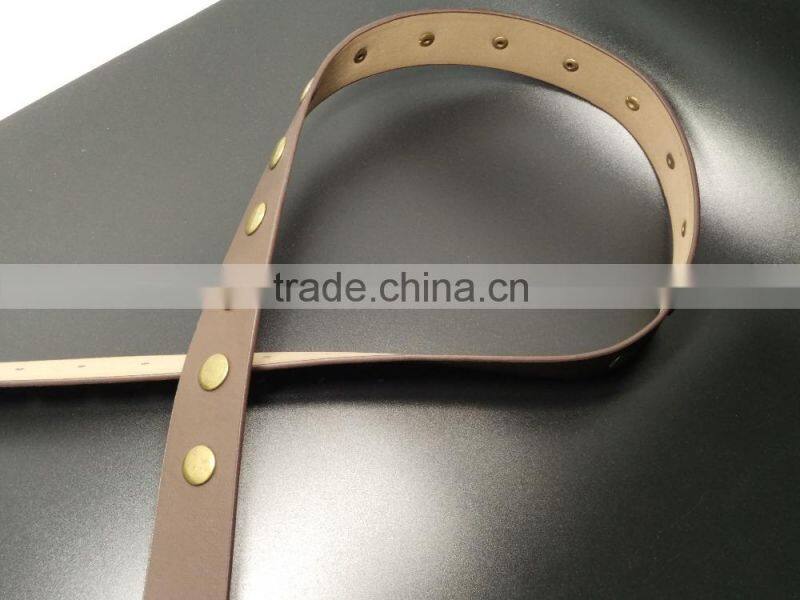 RHINESTONE BUCKLE fake leather customized style