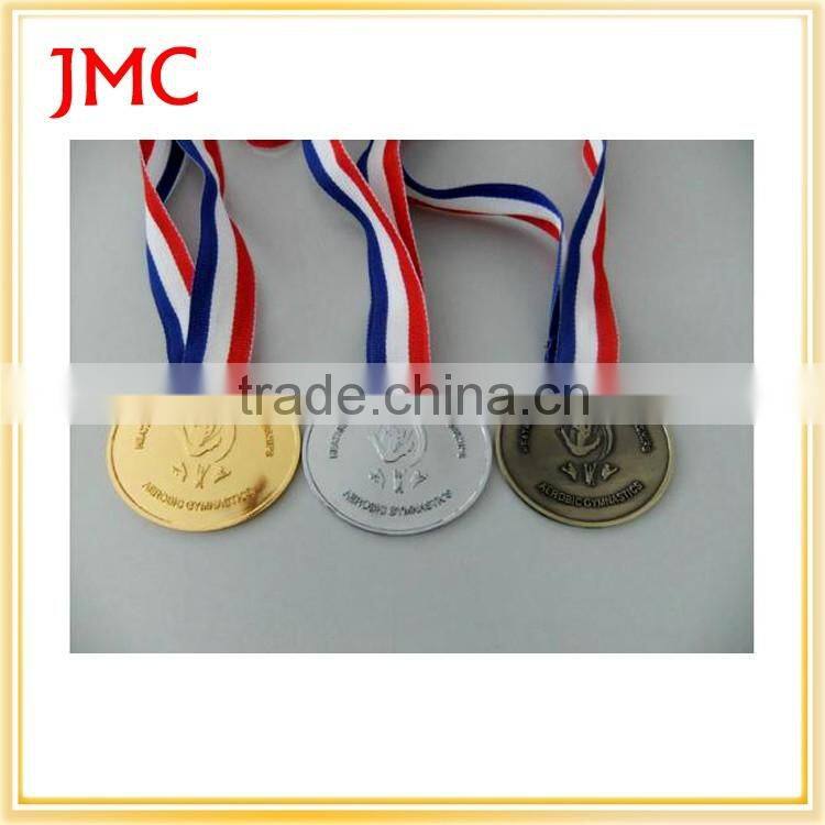 Factory direct sale production 2D/3D metal stand gold award medal