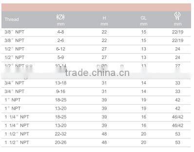 Waterproof Nylon cable glands in White Black Grey NPT PG Metric Thread