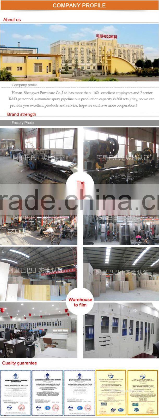 iron office drawer cabinet medical cabinet with lock for sale