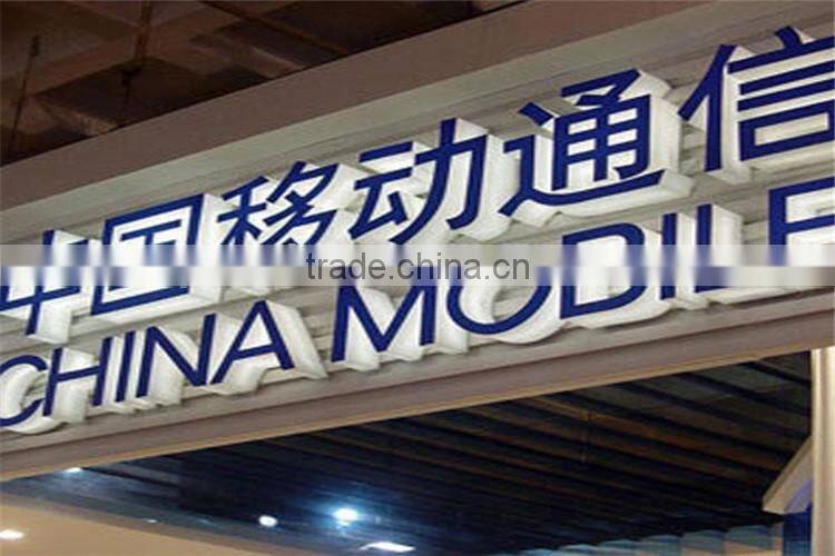 new outdoor acrylic backlit letter sign letter box