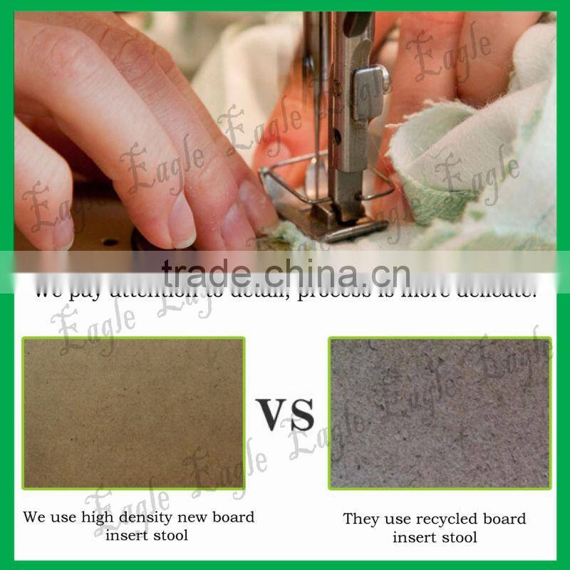 High Quality Folding Non-Woven Storage Ottoman/Stool with Imprint Logo (diectly from factory)