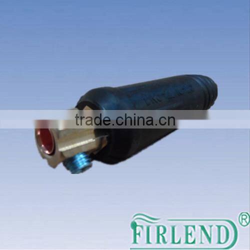 fast plug for welding wire feeder