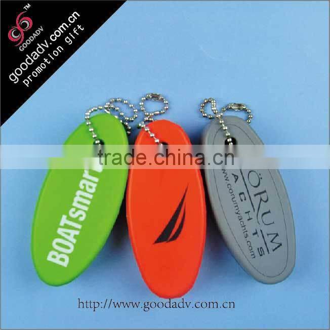 Wholesale custom new eco-friendly cheap floating key rings