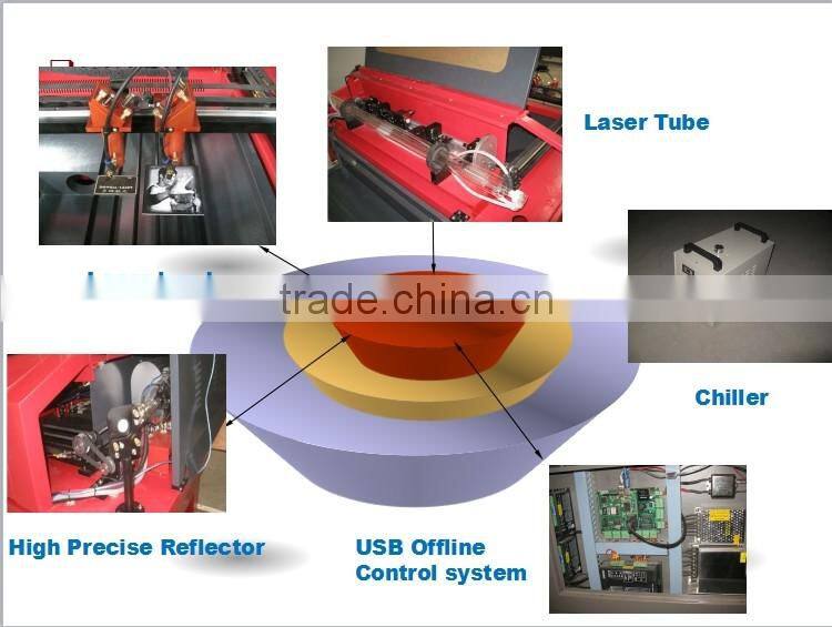 DW-6040 multifunctional laser engraving machine for non-metal cutter and engraver and metal engraving machine with high speed
