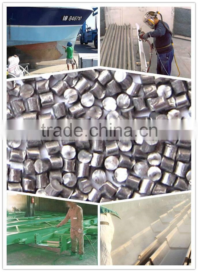 Industrial Abrasive Zinc Shot in China for Surface Cleaning