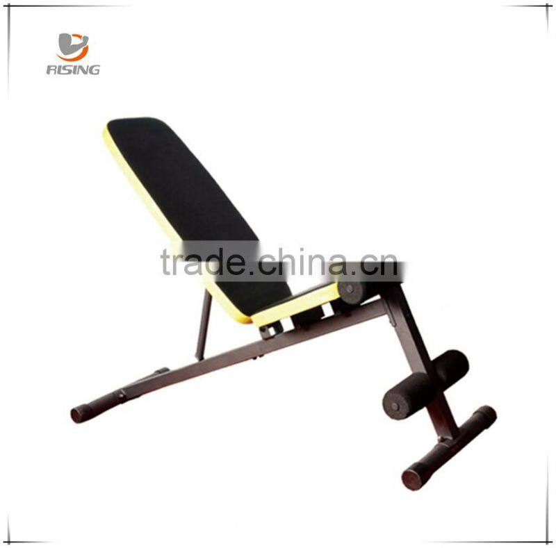high quality fitness chair Foldable Sit-up Bench with Vaulted Board and Powder-coated Finish fitness equipment