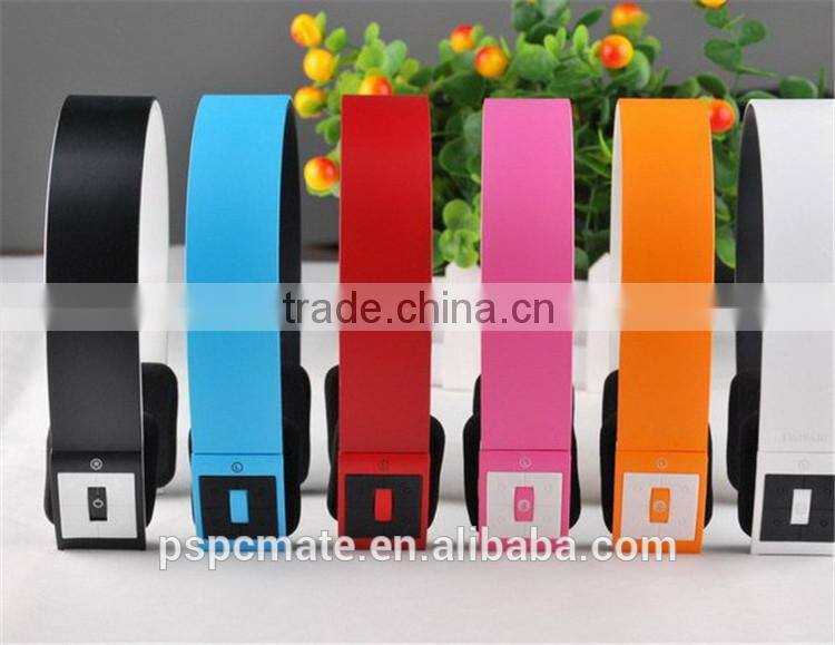 Wholesale Bluetooth Sports Stereo Headset Headphone Mic for smart phones different color