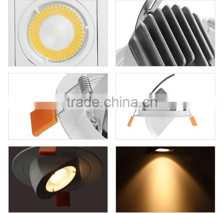 2016 Hot sale and best price cutout 170mm cob led down light 30w for Exhibition Lighting