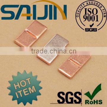 silver-based contact tips with AgCdO2 used in various circuit breakers