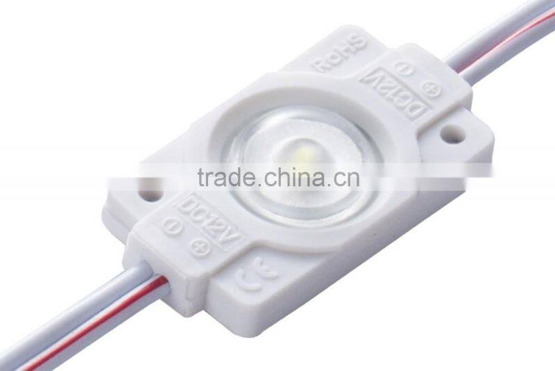 Waterproof 2835 led module 0.72w 12v led for advertisment high power led injection module for light box with CE ROHS