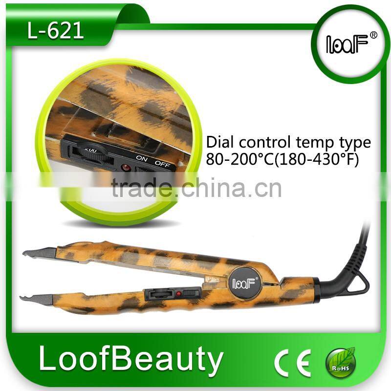LOOF L-621 zebra color hair extension ultrasonic connector
