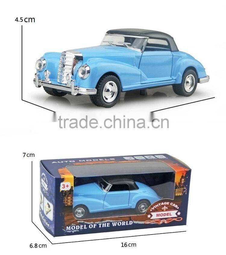 Retro Mini Vehicle Model Car toy with music & Light