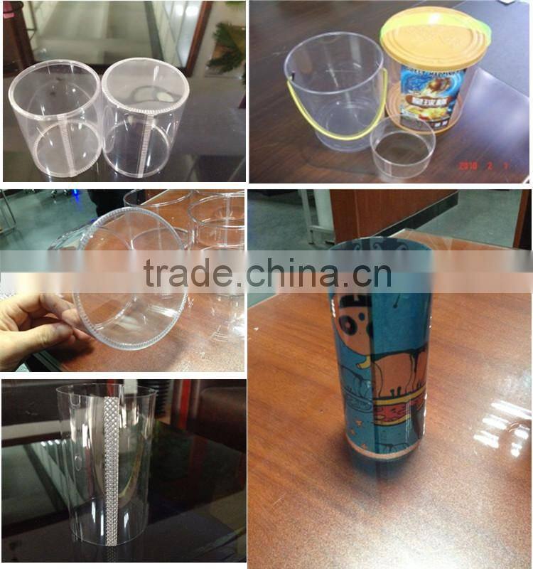 Transparent candy spicy box cylinder edge curling machine