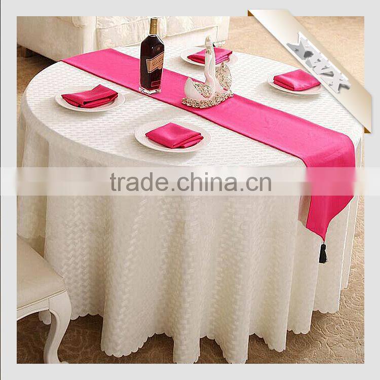TC-12 Factory Hot Sale Luxurious Wedding Table Cloth Made in China