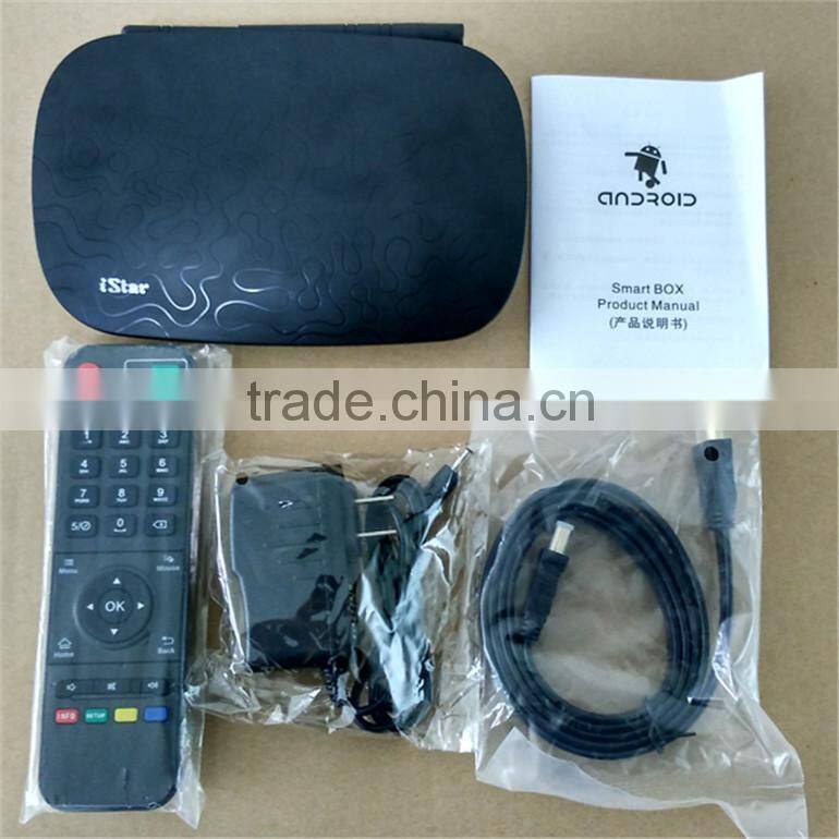2015 Android 4.4.4 Kitkat android tv box Quad Core rk3128 smart tv box with online tv