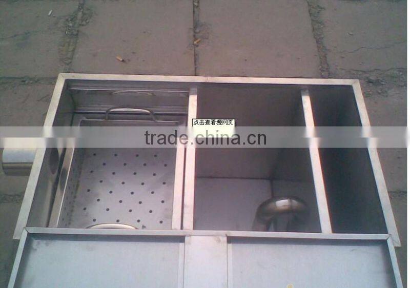 Catering Grease Trap , stainless steel oil- water separatorin kitchen, Grease trap for Industry