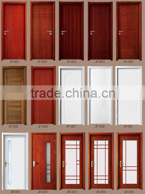 Selected Material Painted Modern wood door with frame