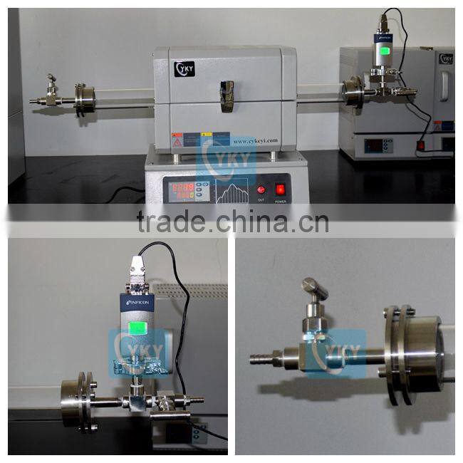 lab heat treatment 1200C smart electric furnace with quartz tube