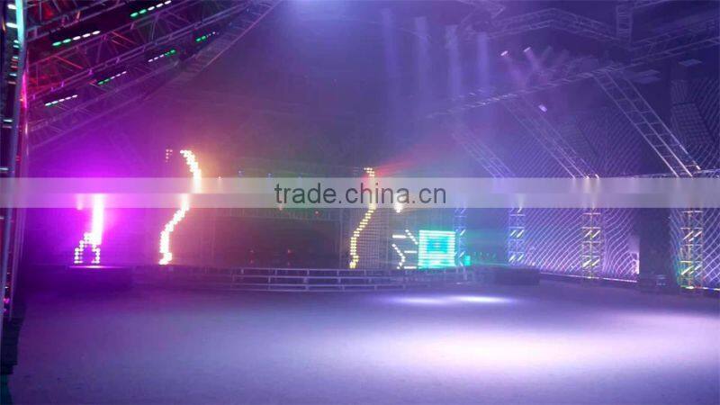 RGBWA good color mixing indoor wall washer light 72x3w