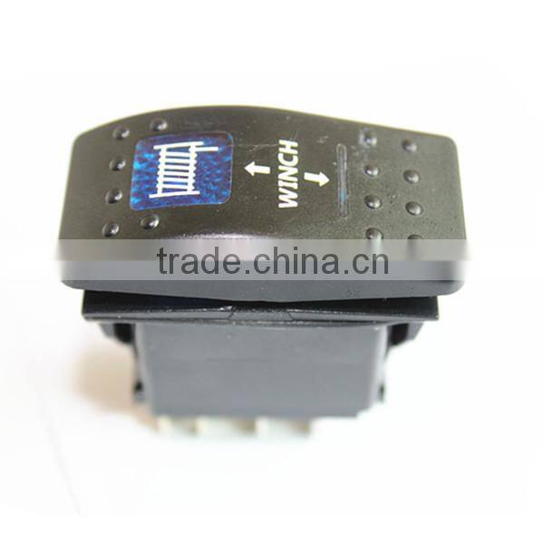 Rocker switch WK 12 Volt LED light bar waterproof ip68 on off blue