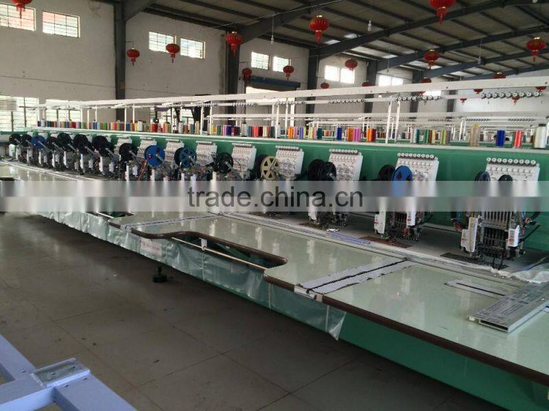 12 heads high speed embroidery machine