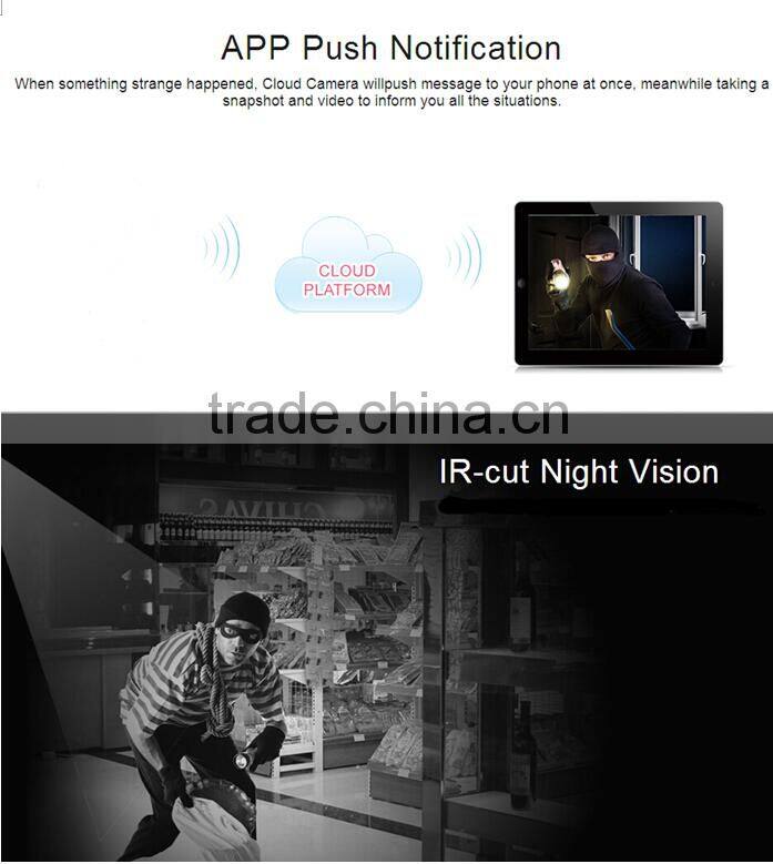 360 degree wireless camera, p2p ip camera for shop care,360 degree security camera
