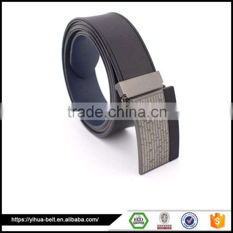 Modern Design men belt With plate Buckle