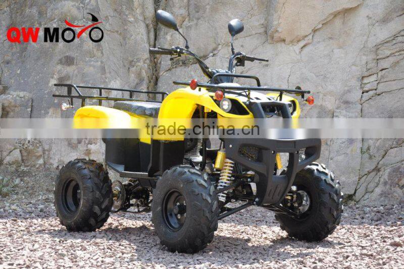 QWMOTO CE Yellow Hunter 200CC 250CC Adult Quad Bike Cheap Gas ATV 250cc