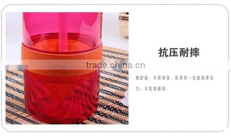 lemon juice bottle 550ml with straw