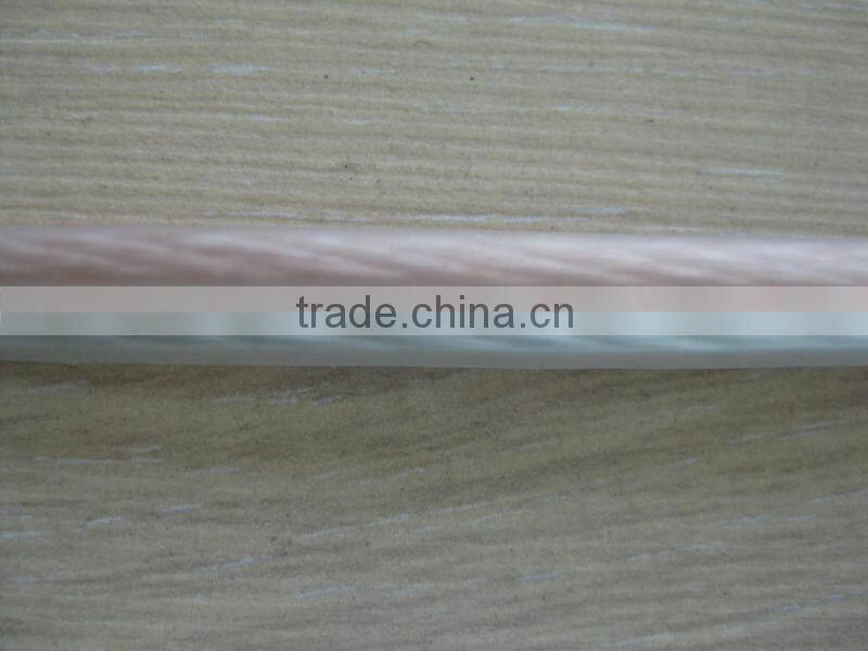 high quality 0.5mm2 car speaker cable 2 core transparent flexible speaker cable for power amplifier, VCD, DVD, VCR