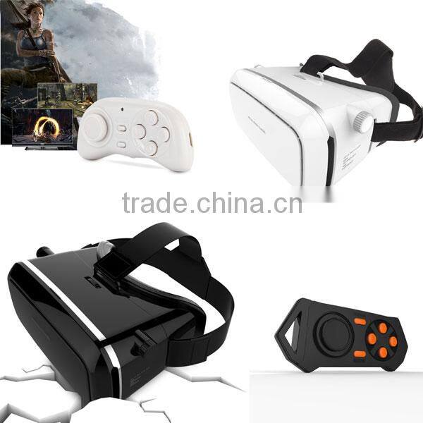 2016 Christmas gifts 3D VR Glasses with remote controller for 3D movies