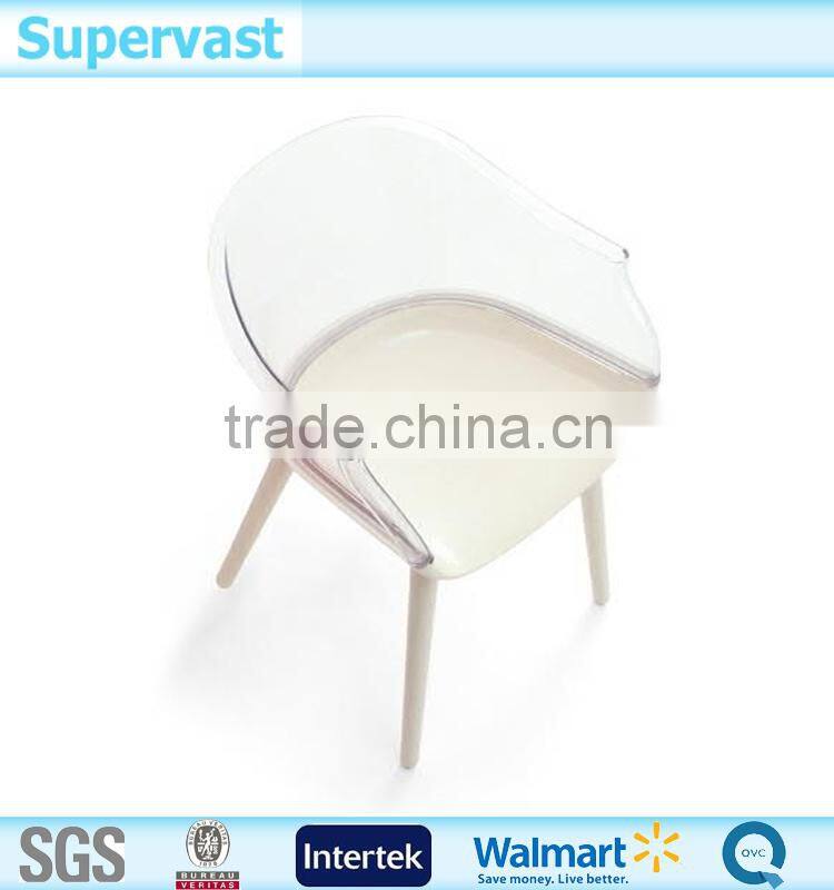 Outdoor General Use High Quality Plastic Chair Transparent