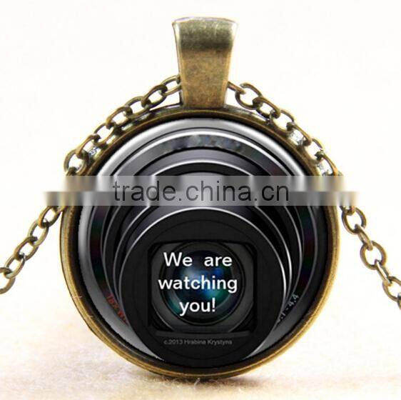 Popular DIY glass dome jewelry photo glass jewelry handmade jewelry Comic DIY Jewelry