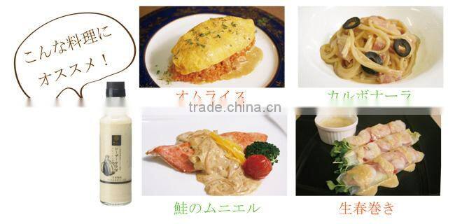 Handmade and organic Black garlic Caesar salad dressing ginger flavor 190ml