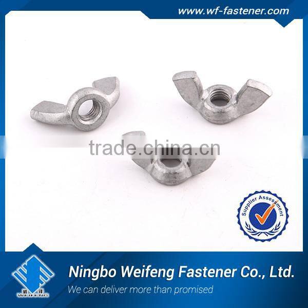 manufacturing high quality nut popular fastener products thread rod with wing nut made in china