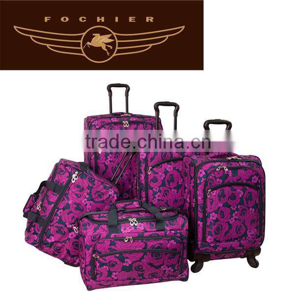 fashion kids trolley soft case gps for luggage