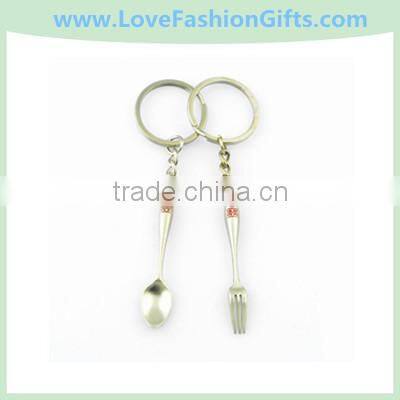 Alloy Tool Shaped Love Keytag/Keychains/Key Fob For Valentine's Day