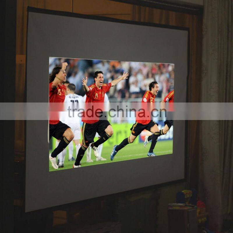Hot selling simpl matte grey 84 inch projection screen fabric